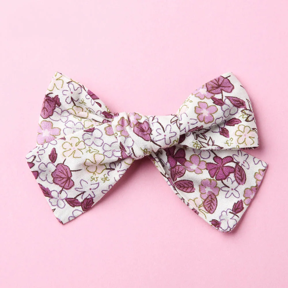 Floral 01 with clip Повязки на голову или заколки для волос, аксессуар для волос из ткани для девочек - Цвет: Floral 01 with clip