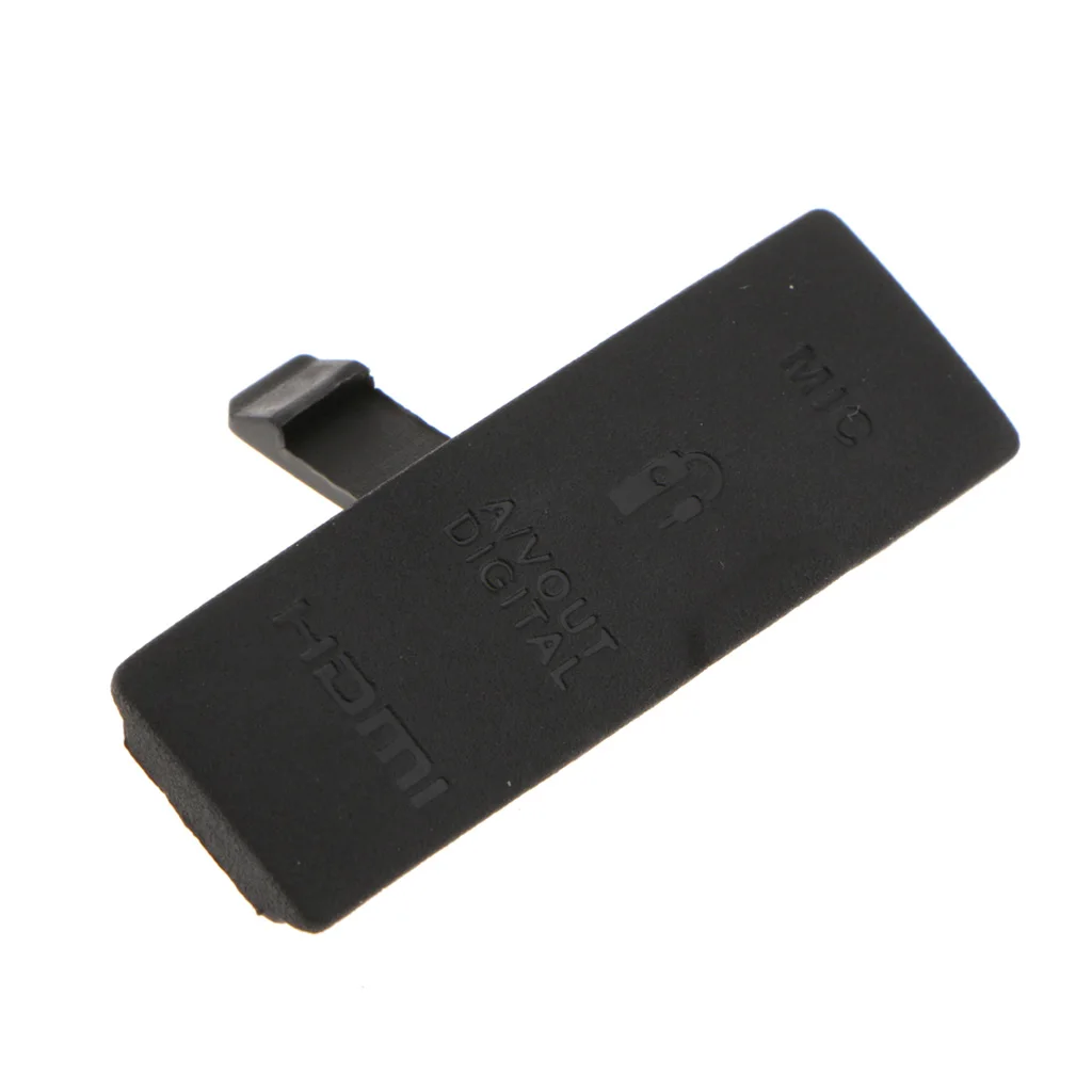 1 шт. интерфейсная крышка USB/HDMI AV IN/Video OUT резиновая для порта Canon EOS 550D Черный