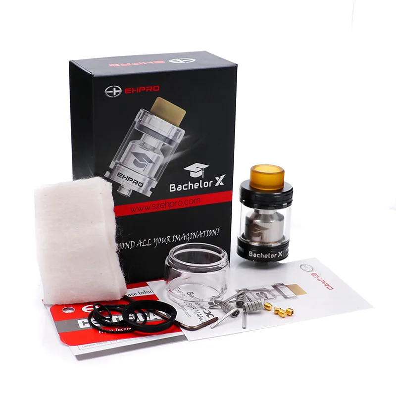 Оригинальный Ehpro холостяк X RTA электронная сигарета испаритель регулируемый