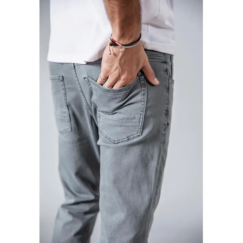 Мужские джинсы SIMWOOD повседневные облегающие длиной до щиколотки с