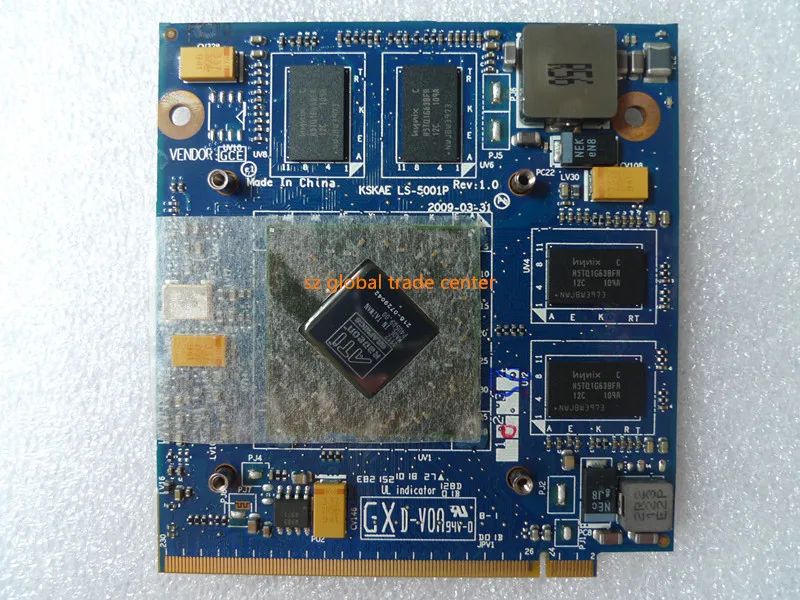 Оригинальная HD4650M карта 1G ATI 216 0729042 k000083290 LS 5001P MXM II DDR3 VGA Видеокарта для ноутбука