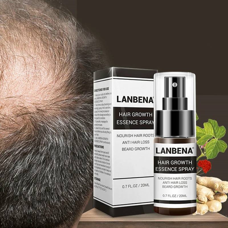 

LANBENA, 20 мл, эссенция для роста волос, спрей, быстрый мощный Уход за волосами, эфирное масло, ремонт, уход за жидкостью, предотвращает выпадение...
