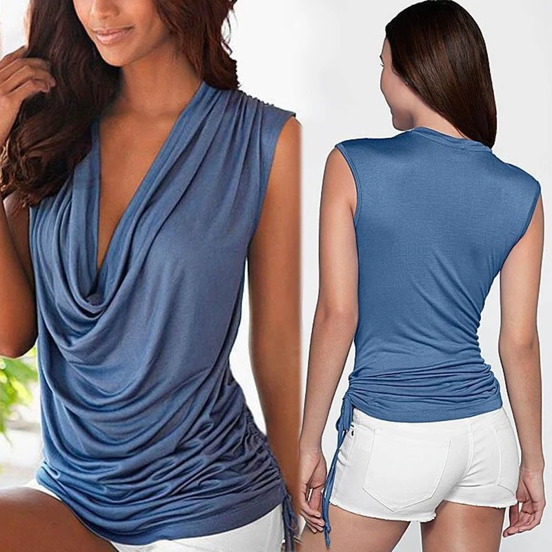 Блузка женская с воротником стойкой Модный повседневный мягкий пуловер без