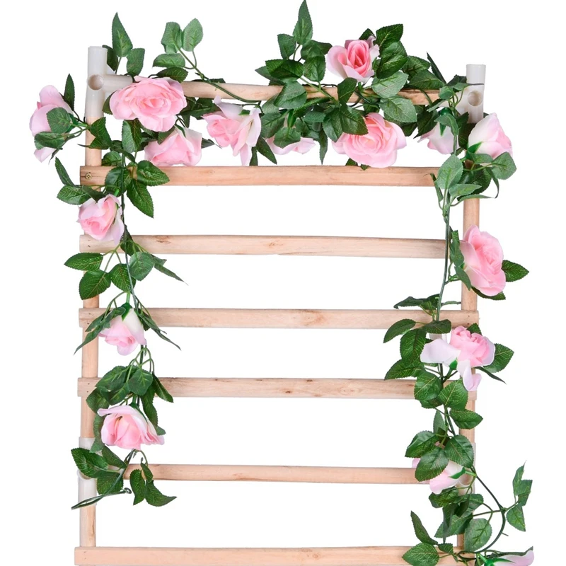 Новый искусственный цветок Роза венок из виноградных листьев 8 футов/шт