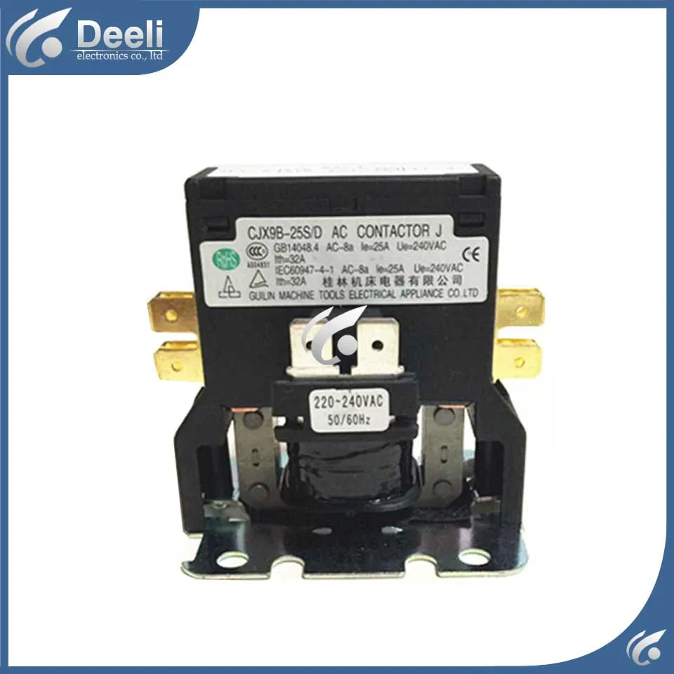 Новые детали CJX9B 25S/D Guilin контактор переменного тока 220V25A|air conditioning parts|parts air