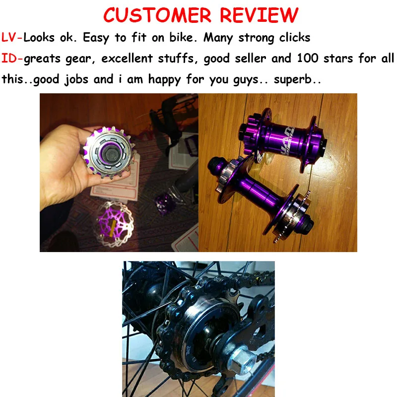 DNP Bike Bicycle Flywheel FreeWheel 1 Single Speed 13T~18T BMX Bike Free Fly Wheel Nickel 30 clicks Chrome Molybdenum Steel