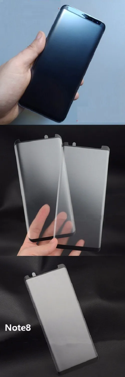 3D Матовый чехол из закаленного стекла для Samsung Galaxy S9 Plus S8Plus Note8 стекло без