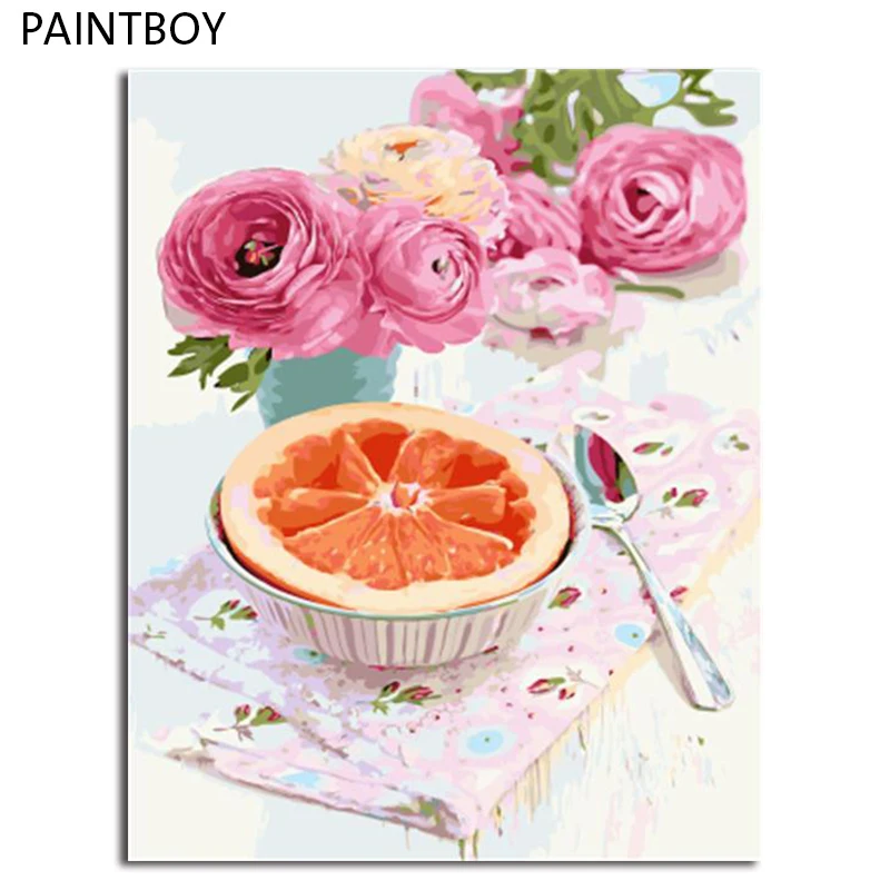 PAINTBOY DIY обрамленные картины живопись по номерам DIY Цифровая Холст Картина маслом домашний декор для гостиной стены