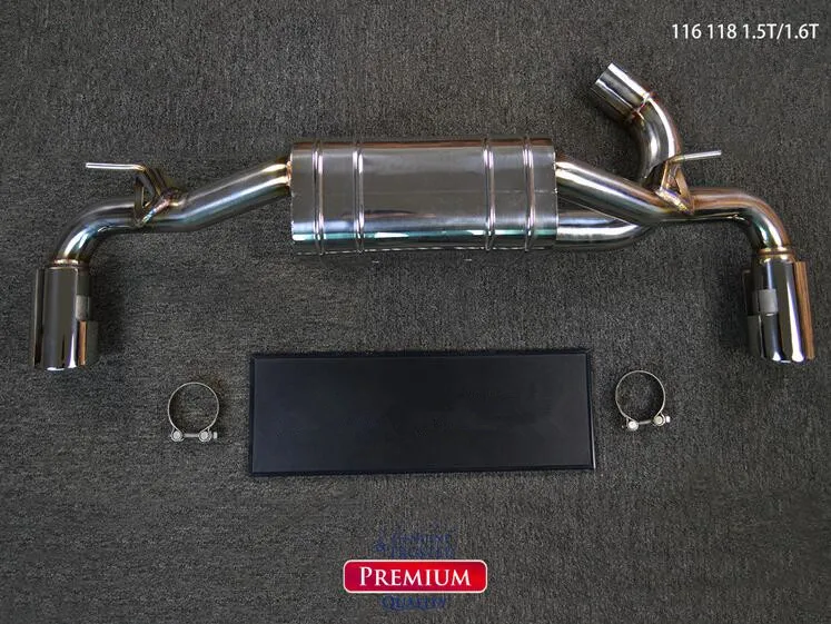 

CATBACK EXHAUST MUFFLER SYSTEM FOR BMW F20 116i 118i 1.5T/B38 1.6T/N13 2010-2017 STAINLESS STEEL 304