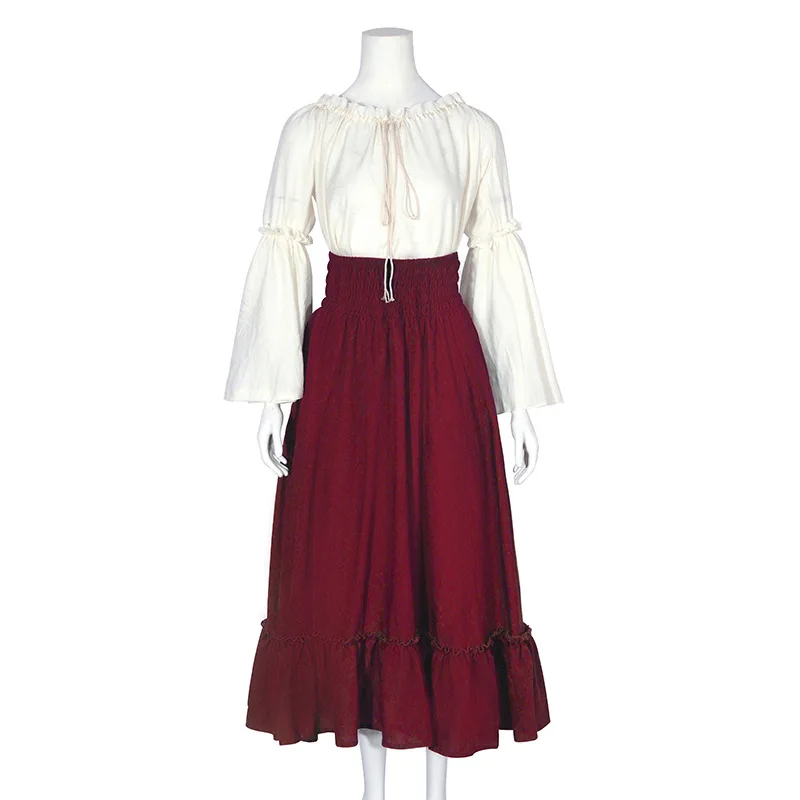 Женское платье в стиле средневекового Ренессанса готическое викторианское