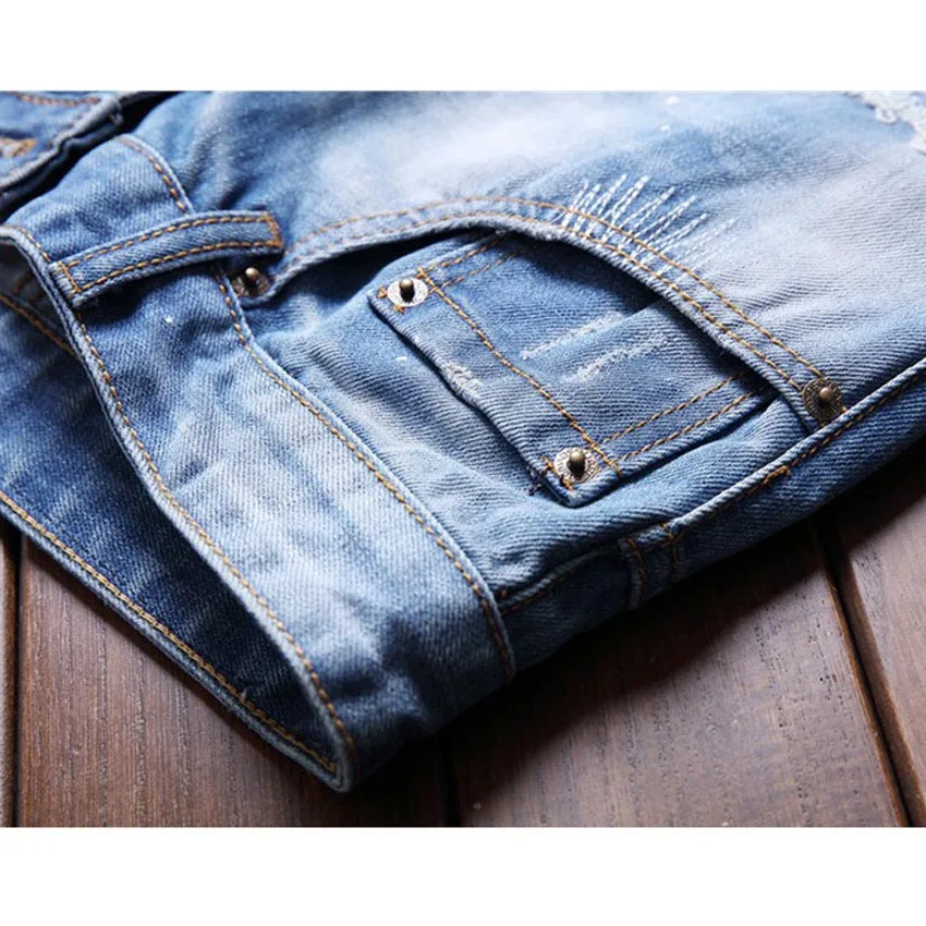 Бесплатная доставка 2017 продвижение лето Для мужчин Джинсы для женщин тонкий