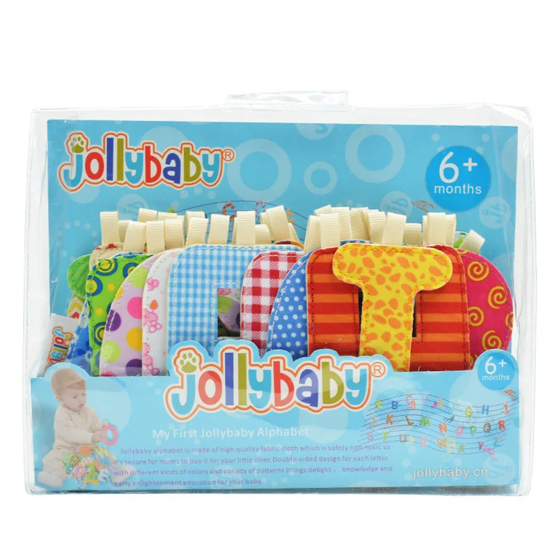 New Baby Early Letter Book Car Bed Hanging Colorful 26 Pcs Letters Bumper Cloth Toys | Игрушки и хобби