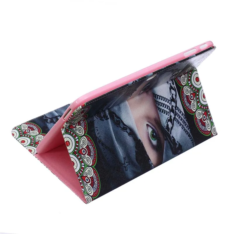 Print Flip Stand Leather Skin Shell Funda Capa Case For Samsung Galaxy Tab 4 10.1 T530 T531 T535 SM-T530 SM-T535 Coque +Film+Pen |