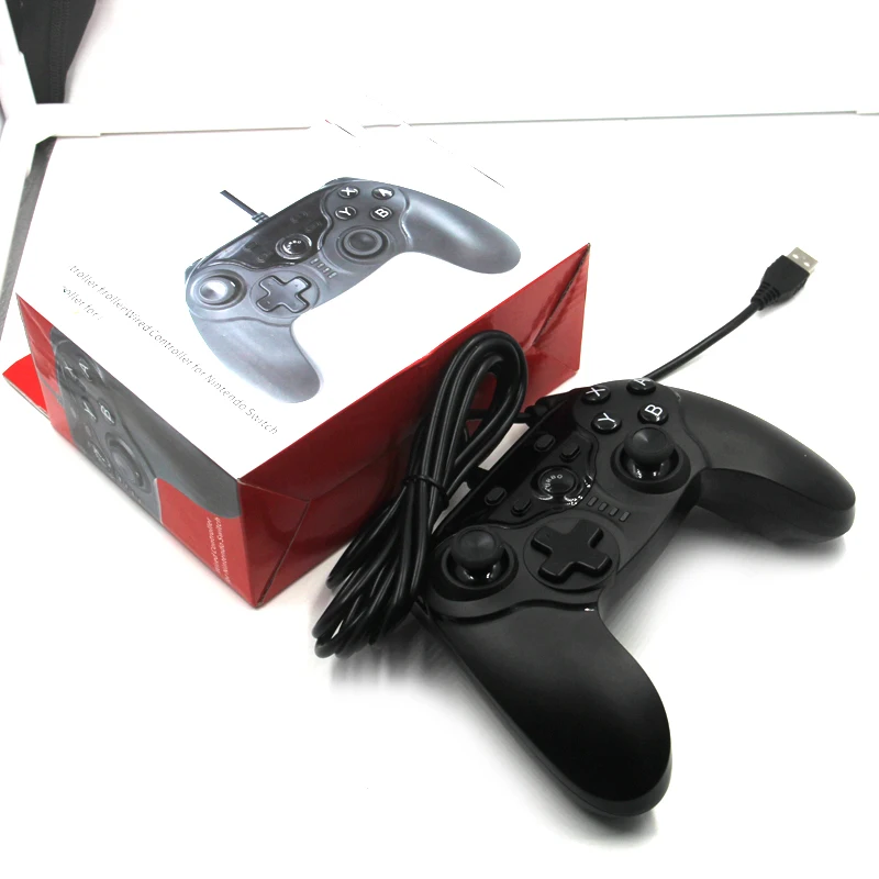 Двойной вибромотор USB проводной контроллер геймпад для Nintendo navd переключатель NS