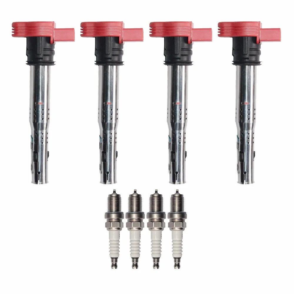 Набор свечей зажигания AP01 для Audi TT Q5 Allroad A5 A4 A3 VW Passat Jetta Golf/GTI/Rabbit Eos CC Beetle Touareg|set 4|set
