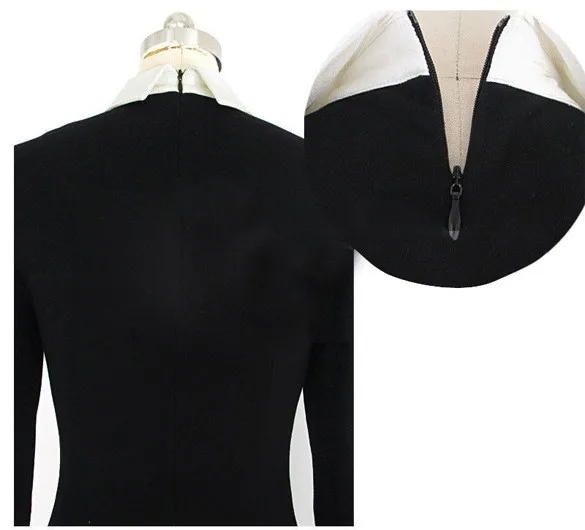 Vestido, осенне-зимнее Стильное женское платье для работы, OL, цельное, полное, официальное, облегающее платье размера плюс XXL, vestido de festa