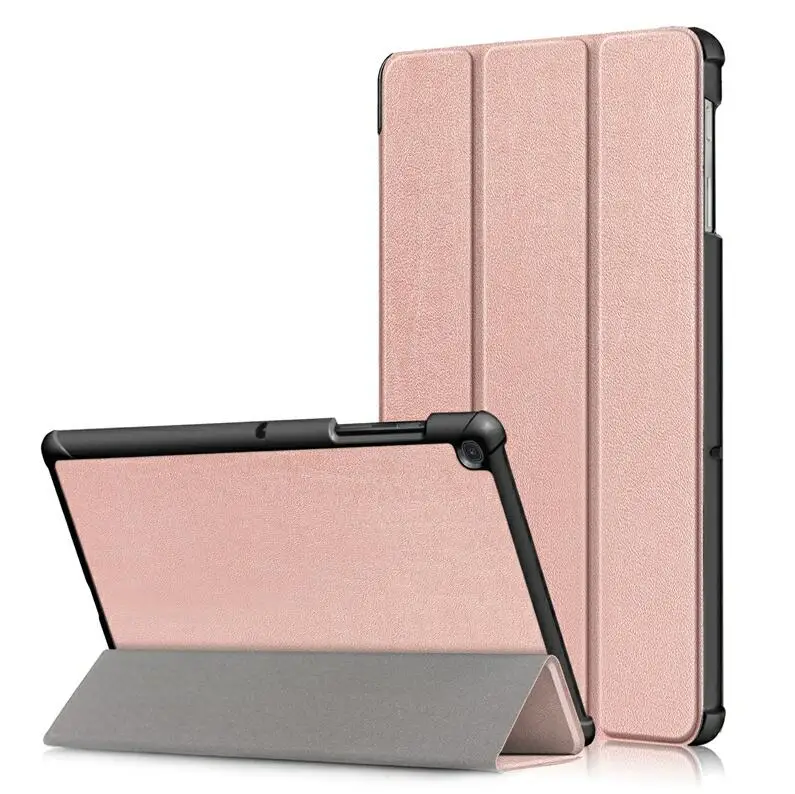 Rose Gold Для samsung Galaxy Tab S5E 10," T720 T725 бизнес-чехол с откидной крышкой из искусственной кожи - Цвет: Rose Gold