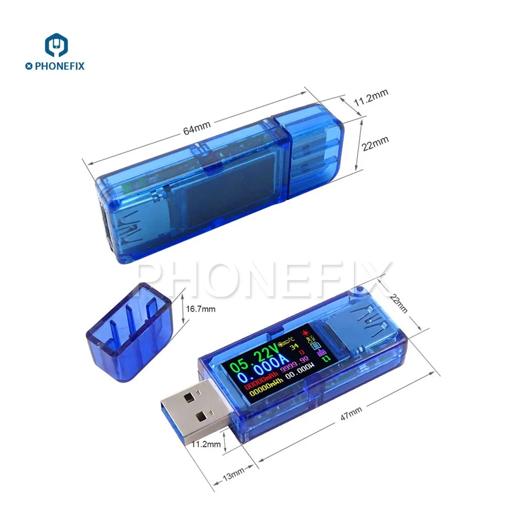RD AT34 USB 3 0 Цвет ЖК дисплей тестер Мини цифровой мультиметр телефон ремонт слуховой