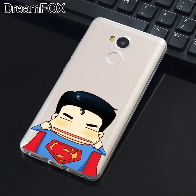 DREAMFOX M145 супер герой Железный человек Мягкий ТПУ силиконовый чехол для Xiaomi Redmi Note 3