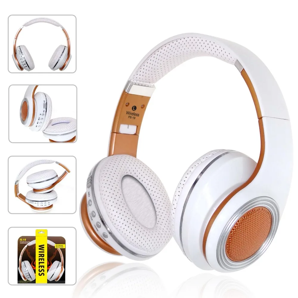 Моды Игровые наушники FE-19 складной проводной Беспроводной Bluetooth Smart стерео
