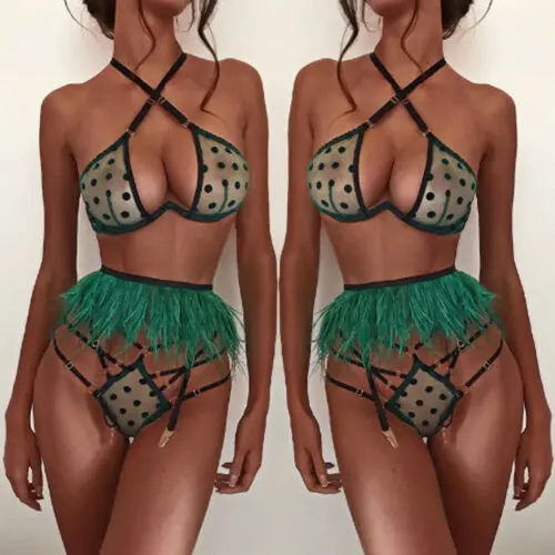 Женское нижнее белье/сексуальное белье новинка 2019 Дамское кружевное Babydoll Пижама