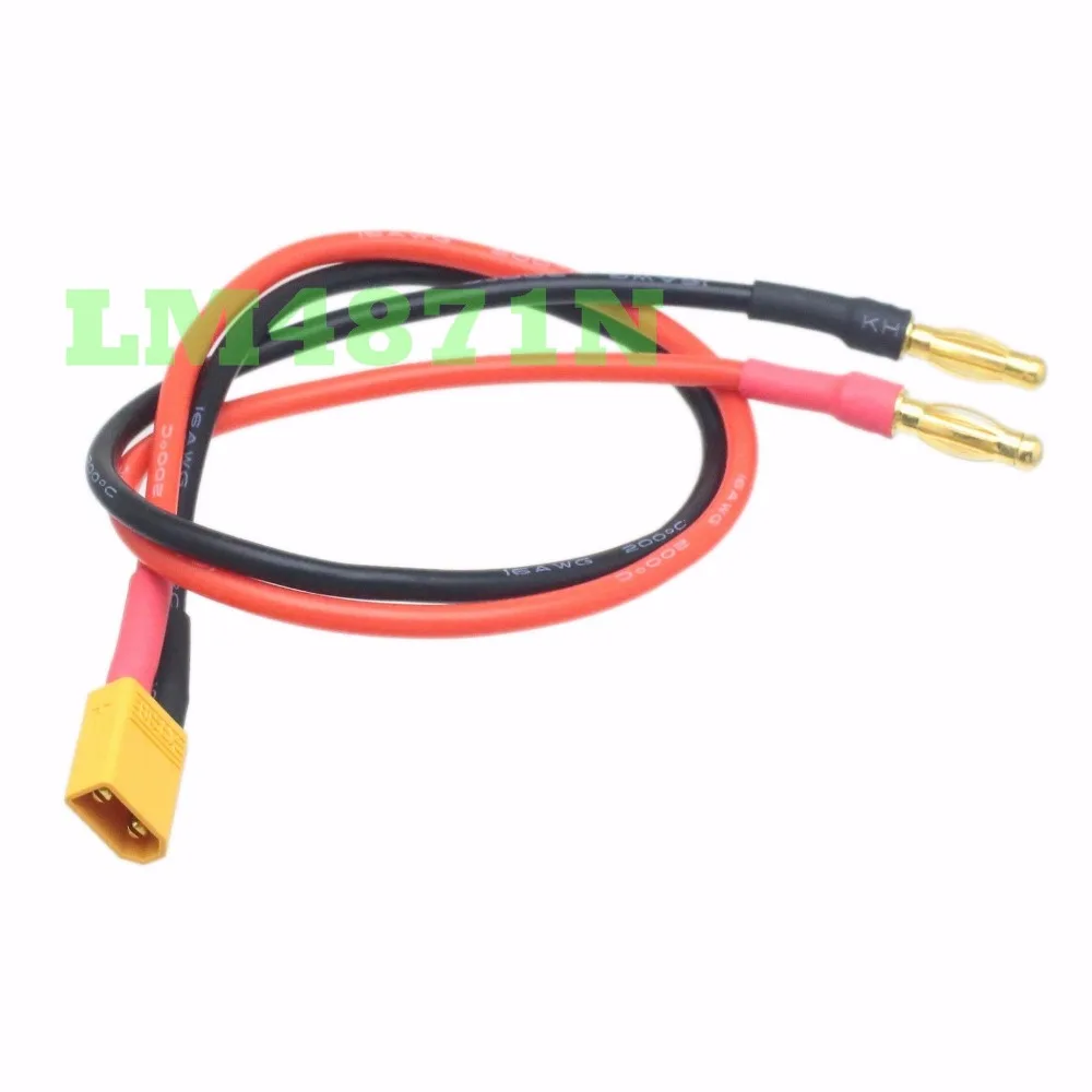 XT30 штекер 4 мм Пуля банан для RC Зарядки 16AWG 30 см провода DJI липо nimh Аккумулятор |