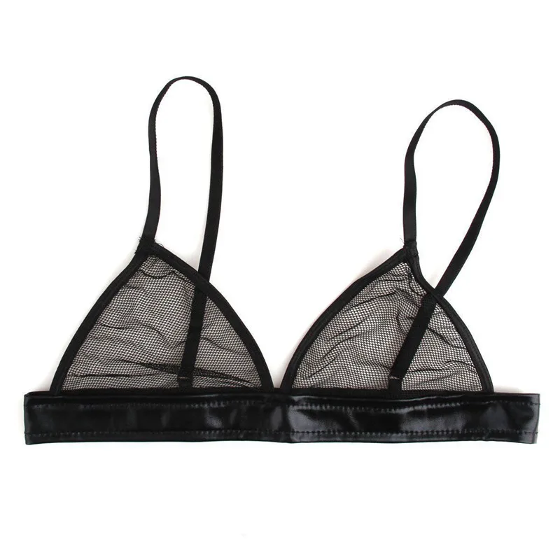 Сексуальное нижнее белье бюстгальтеры черные большие сетки прозрачное женское