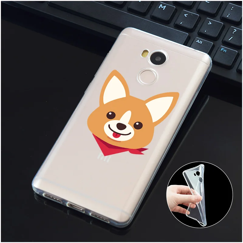 DREAMFOX M495 Funny Welsh Corgi Soft TPU Silicone Case Cover For Xiaomi Redmi Note 3 4 5 Plus 3S 4A 4X 5A Pro Global |