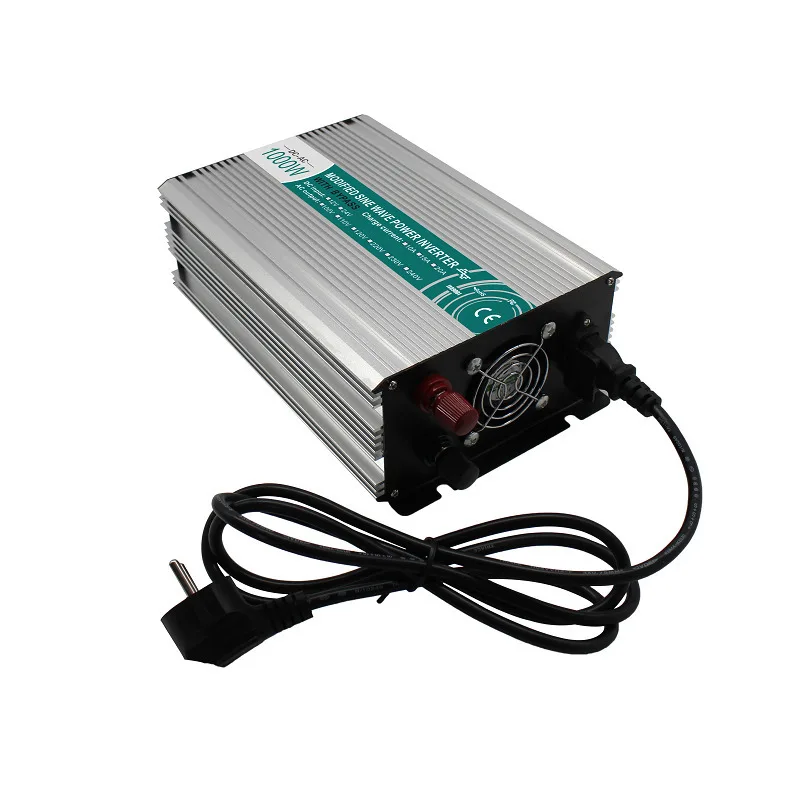 1000 Вт изменение синусоидальный инвертор DC 12 В/24 В/48 В к AC110V/220 решетки солнечных