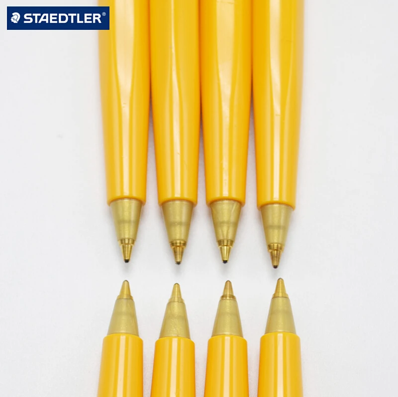 10 шт./лот stedtler stick 430F шариковая ручка 0 5 мм металлическая с пенпоинтом гладкая