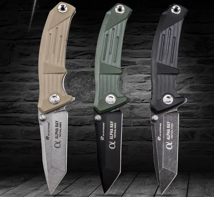 Комплект Электронных компонентов HX OUTDOORS ZD-026 складной Ножи 58HRC 9CR14MOV лезвие G10 ручкой Открытый Отдых Путешествия Охота тактический нож для повседневного использования, инструмент для шашлыков
