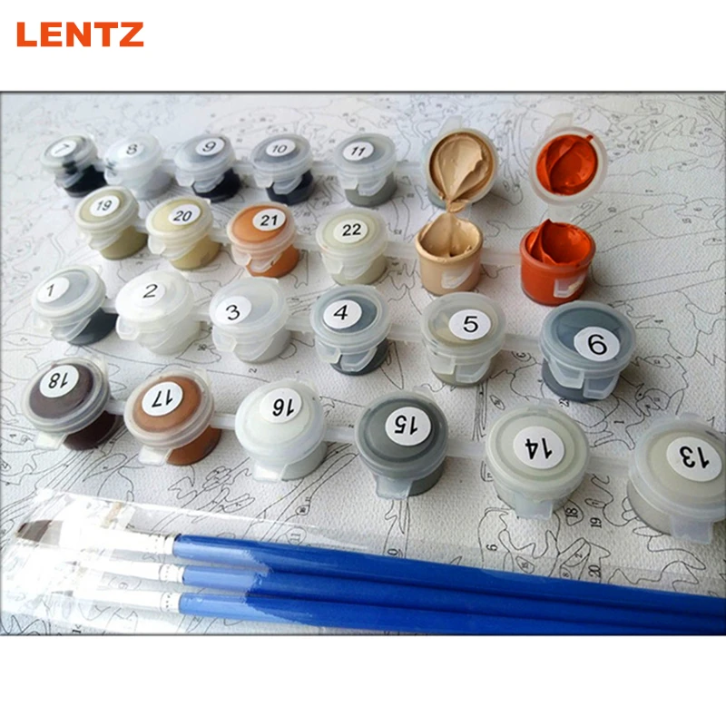 Тибетская ковбойская овечья картина маслом по номерам Рисование картины на