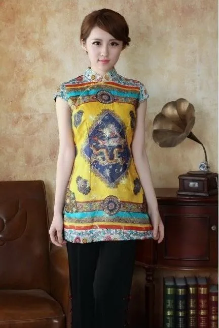 Женская атласная блузка с воротником-стойкой размеры S M L XL XXL XXXL | одежда