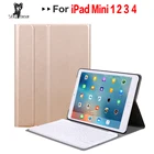 Деловой чехол для IPad Mini 1 2 3 4 5 2019 Беспроводная Bluetooth клавиатура полный защитный портативный чехол для клавиатуры умный чехол