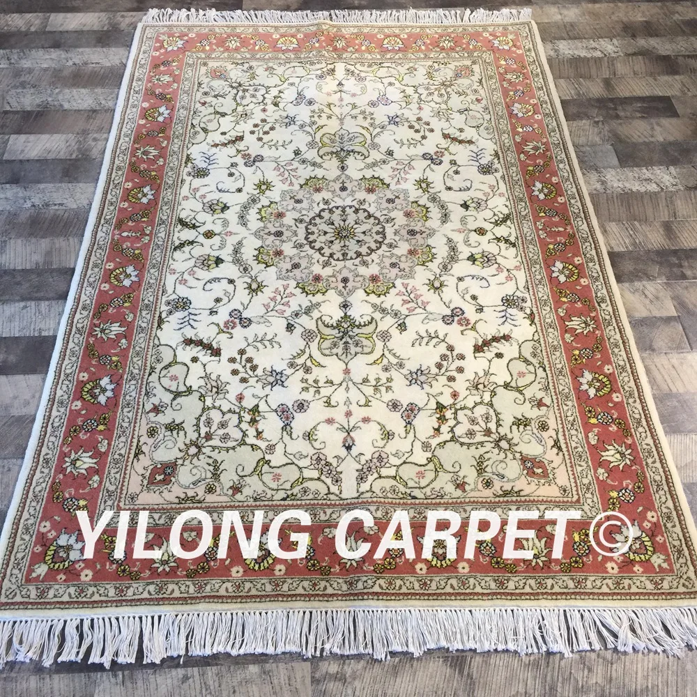 Традиционное Восточное украшение для дома Yilong 4 'x 6' с ручным узлом Новая