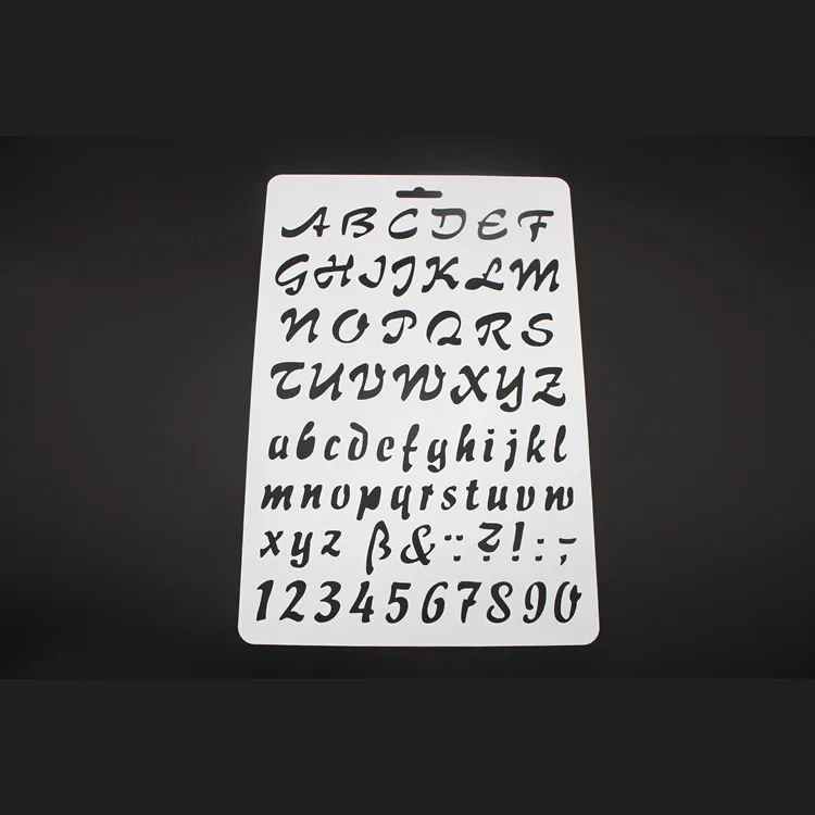 Письмо и номер дизайн торта пластиковые тампоны для печенья инструменты