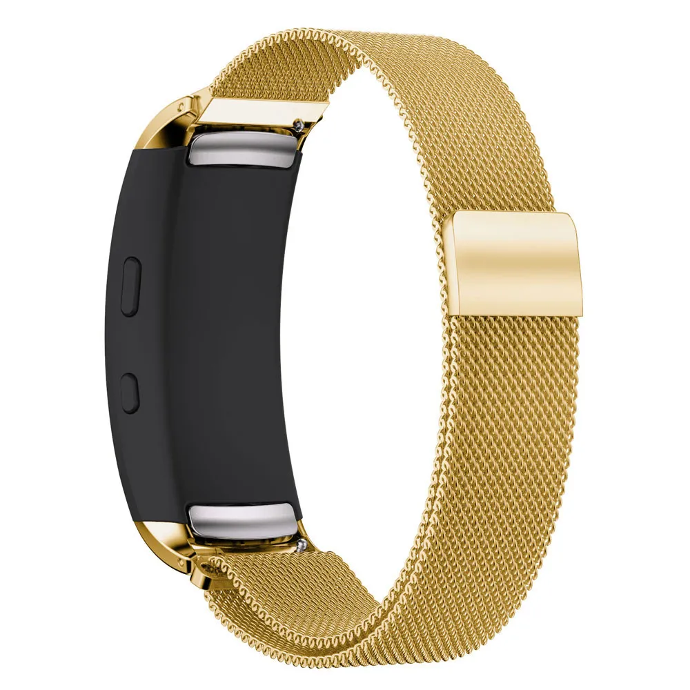 Браслет из нержавеющей стали Миланская Магнитная Петля для Samsung Gear Fit 2 Fit2 Pro SM-R360