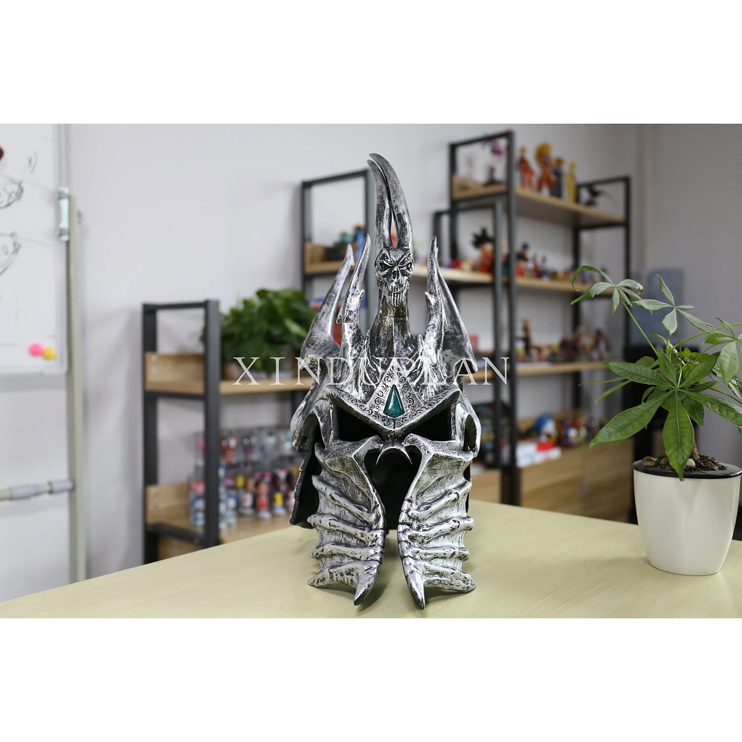 Xinduplan Новый Dota 2 Артас Lich King аниме Косплэй 1/1 фигурку Игрушечные лошадки Juguete 46 см