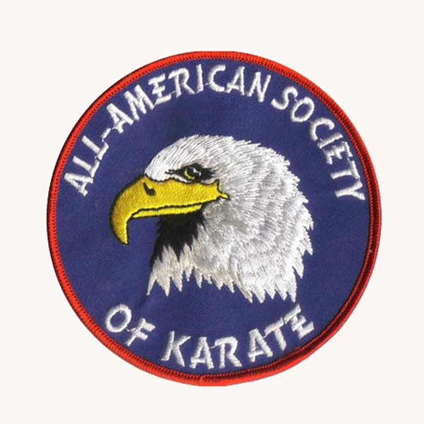 Все американские общества Вышивка Патчи сделана из саржи с Мерроу границы Добро