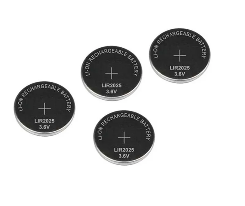 5x LIR2025 аккумуляторная батарея 3,6 V 30mAh для автомобильного ключа литий-ионная батарея Кнопка/монетница Repleace CR2025 Прямая поставка