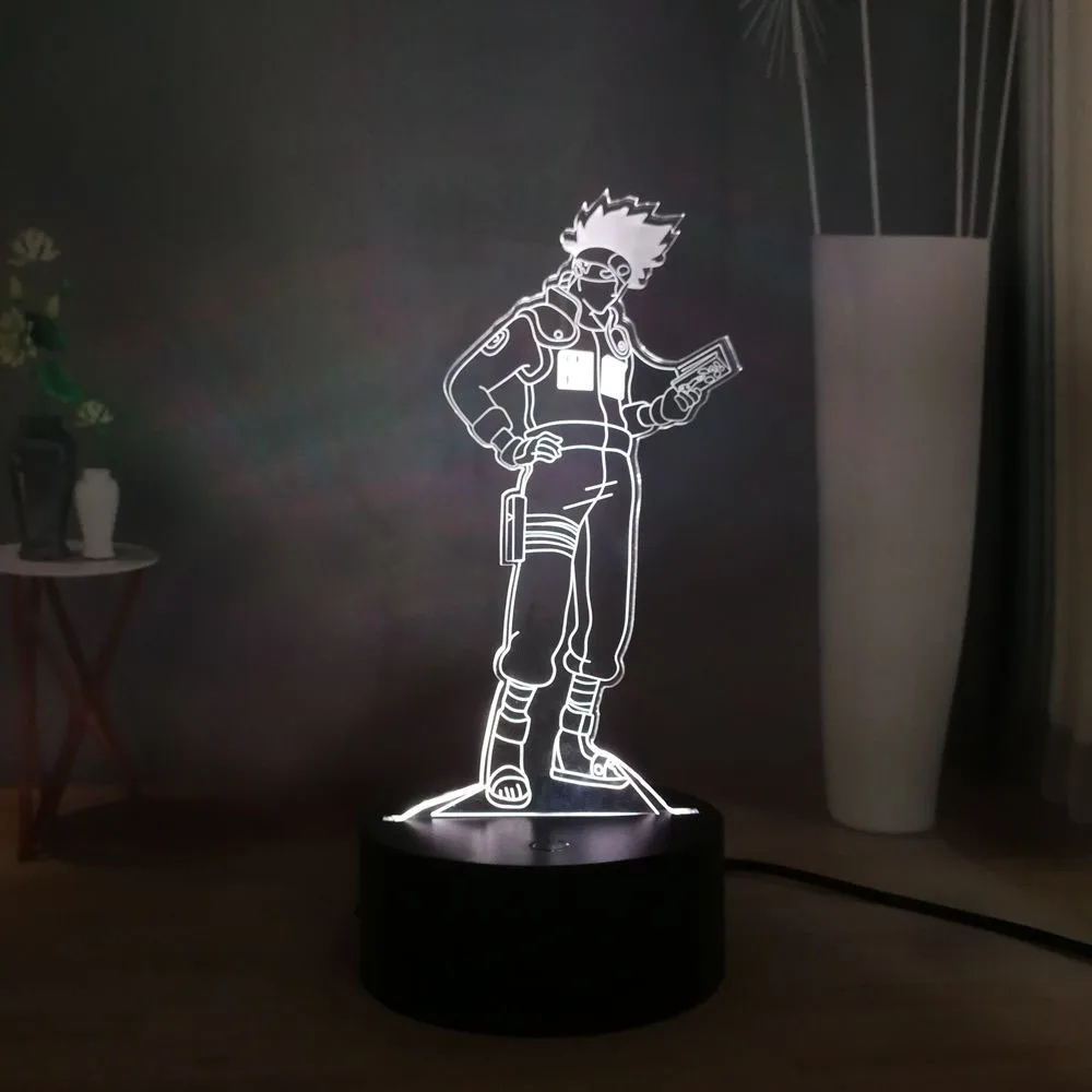 Горячая продажа японского аниме Наруто светодиодный ночник USB переключатель