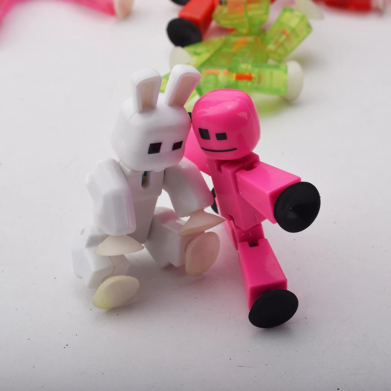 Случайный цвет DIY Creat анимационная пленка Стик бот игрушки анимация игрушка сарай