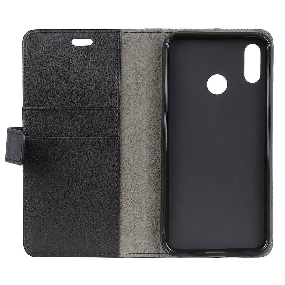 Модный классический Чехол-книжка из искусственной кожи с узором Личи Магнитный