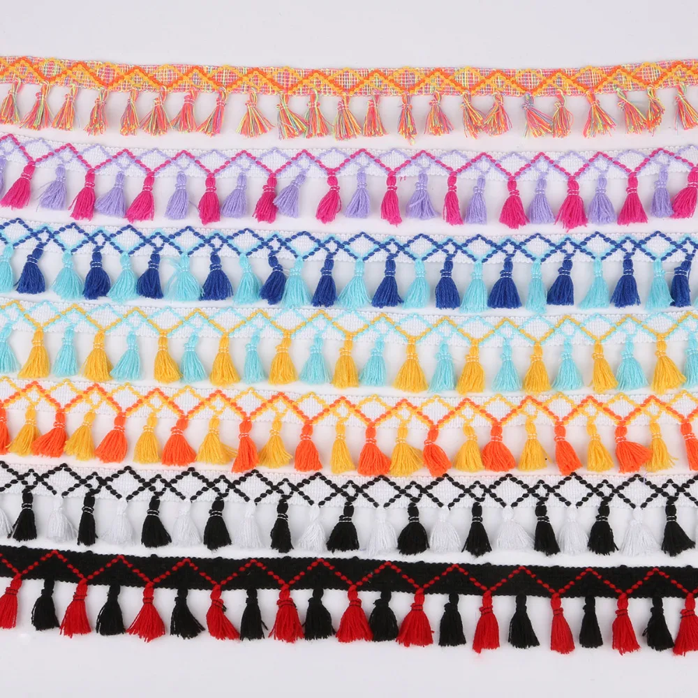 2 ярда/партия хлопковая лента с кружевной отделкой 45 мм|lace trim cotton|lace trimtassel lace |