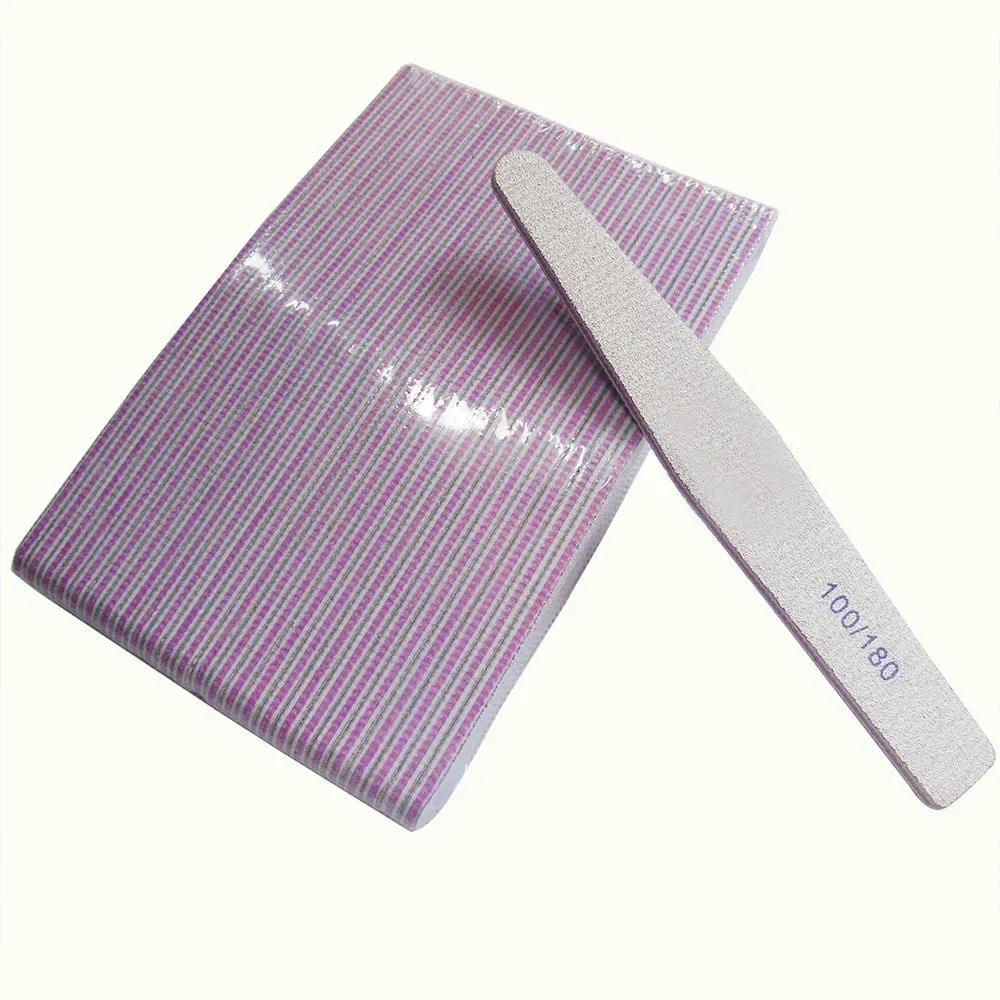 25 шт./лот Высококачественная пилка для ногтей салона профессиональная Наждачная
