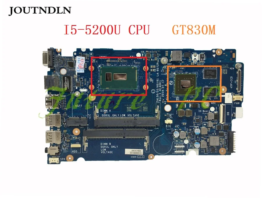 JOUTNDLN для ноутбука Dell Latitude 3450 3550 материнская плата LA-B072P 8GJR6 08GJR6 CN-08GJR6 W/ I5-5200U CPU GT830M GPU