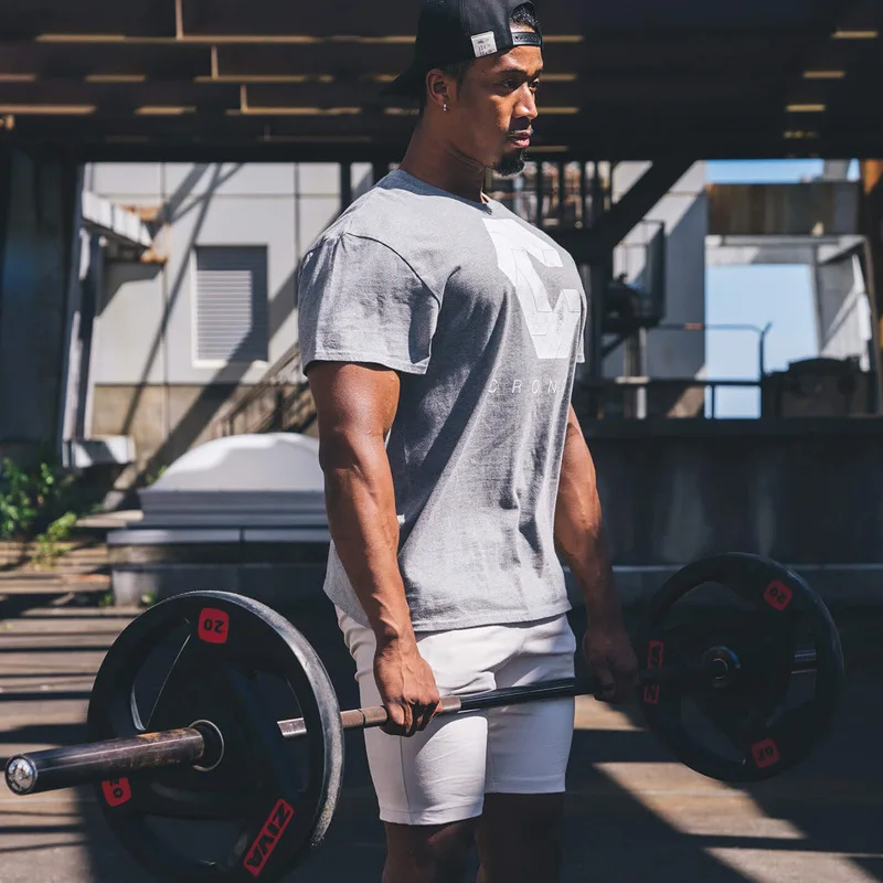 Фитнес-шорты для мужчин бег спортивные шорты тренировки Бодибилдинг Sweatpanst