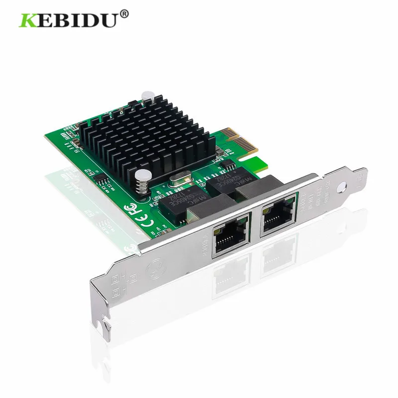 Сетевая карта KEBIDU 1000 Мбит/с гигабитный Ethernet 10/100/1000 м двойной PCI Express E сетевой