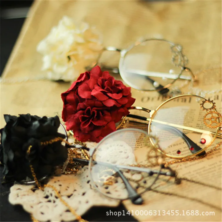 Солнцезащитные очки в стиле стимпанк круглые для мужчин и женщин брендовые