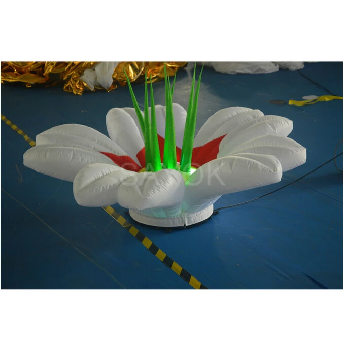 Надувной цветок со светодиодным светильником м (5 футов) надувной для свадебной